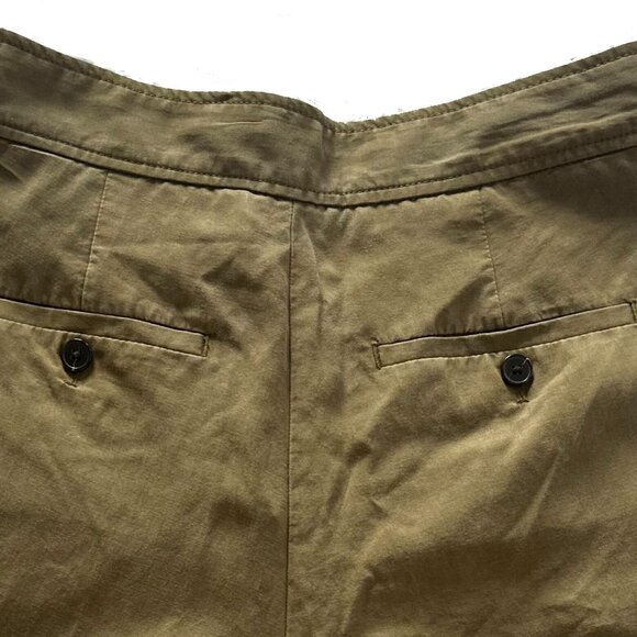 Banana Republic Olive Green Crop Palazzo Pants - Picture 2 of 3